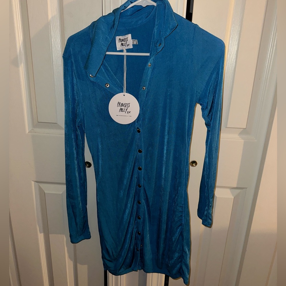 Brand new with tags blue princess Polly long sleeve dress